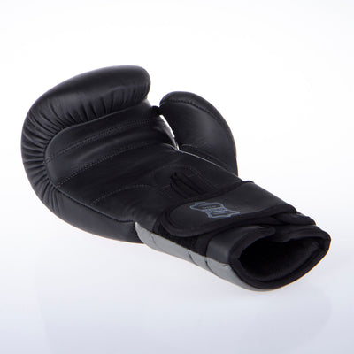 Gants de boxe Fighter Sparring - noir/gris, FBG-002-BG - Fighter Sport