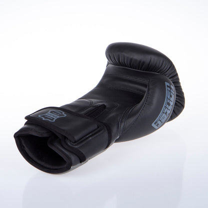 Gants de boxe Fighter Sparring - noir/gris, FBG-002-BG - Fighter Sport
