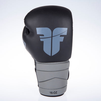 Gants de boxe Fighter Sparring - noir/gris, FBG-002-BG - Fighter Sport