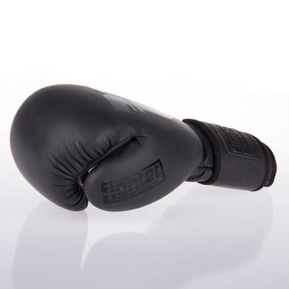 Gants de boxe Fighter SPLIT noir mat - FBG-001B - Fighter Sport
