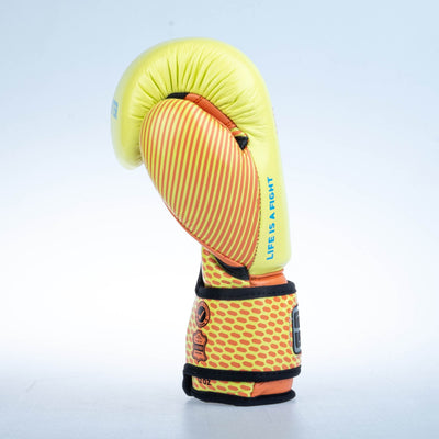Gants de boxe Fighter Training - jaune/orange, FBG-TRN-004 - Fighter Sport