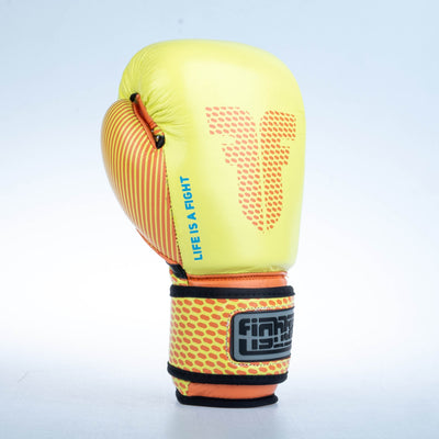 Gants de boxe Fighter Training - jaune/orange, FBG-TRN-004 - Fighter Sport