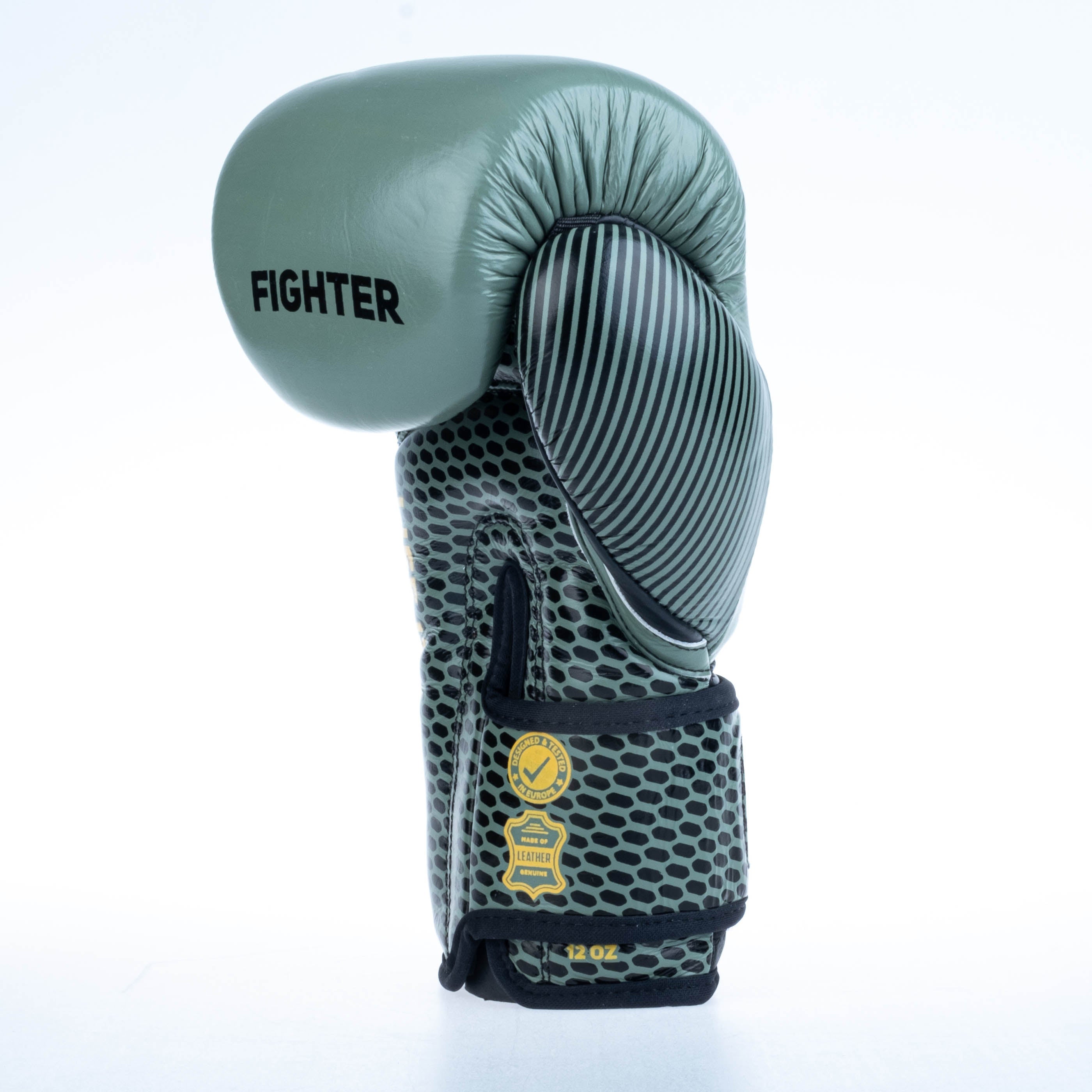 Gants de boxe Fighter Training - kaki, FBG-TRN-001 - Fighter Sport