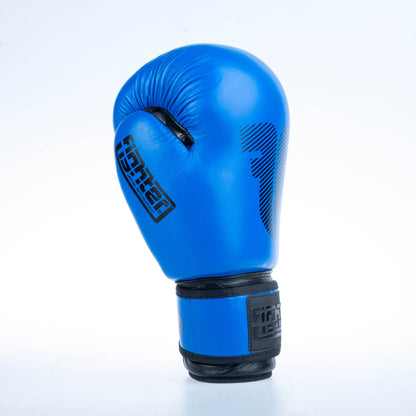 Gants de boxe ronds Fighter - bleu, 1376-RNDXB - Fighter Sport