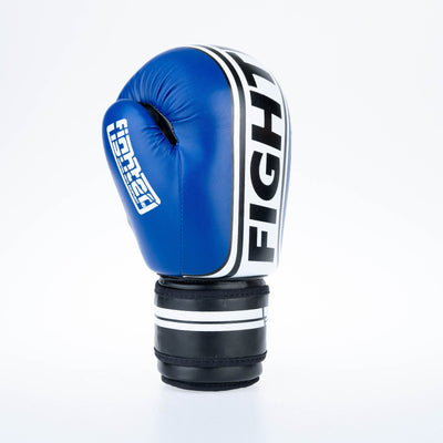 Gants de boxe Fighter Basic Stripe - bleu - Fighter Sport