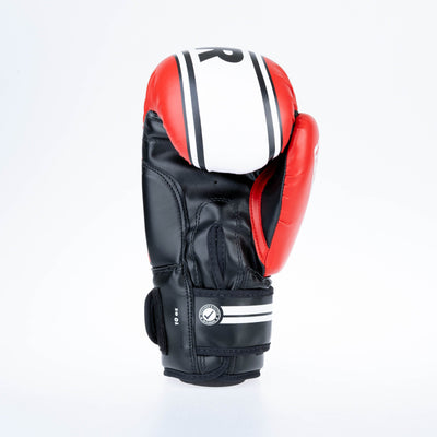 Gants de boxe Fighter Basic Stripe - rouge - Fighter Sport