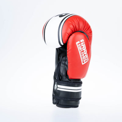 Gants de boxe Fighter Basic Stripe - rouge - Fighter Sport
