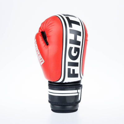 Gants de boxe Fighter Basic Stripe - rouge - Fighter Sport