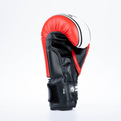 Gants de boxe Fighter Basic Stripe - rouge - Fighter Sport
