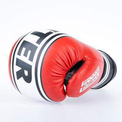Gants de boxe Fighter Basic Stripe - rouge - Fighter Sport