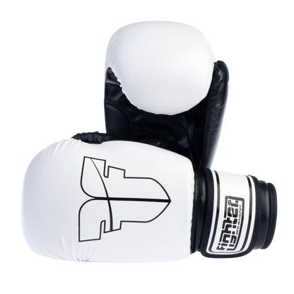 Gants Fighter Basic blanc/noir - 1376APU-OTL-0102 - Fighter Sport