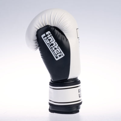 Gants Fighter Basic blanc/noir - 1376APU-OTL-0102 - Fighter Sport
