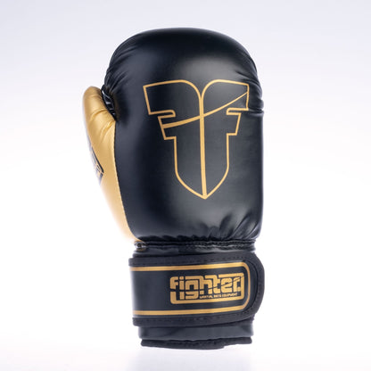 Gants Fighter Basic noir/doré - 1376APU-OTL-0212 - Fighter Sport