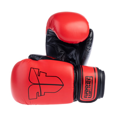 Gants Fighter Basic rouge/noir - 1376APU-OTL-0302 - Fighter Sport