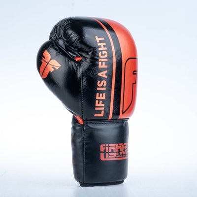 Gants de boxe de compétition Fighter - rouge, FBGF-002RD - Fighter Sport