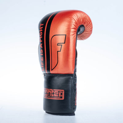 Gants de boxe de compétition Fighter - rouge, FBGF-002RD - Fighter Sport