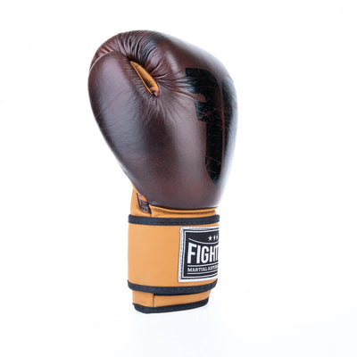 Gants de boxe Fighter Retro - marron - Fighter Sport