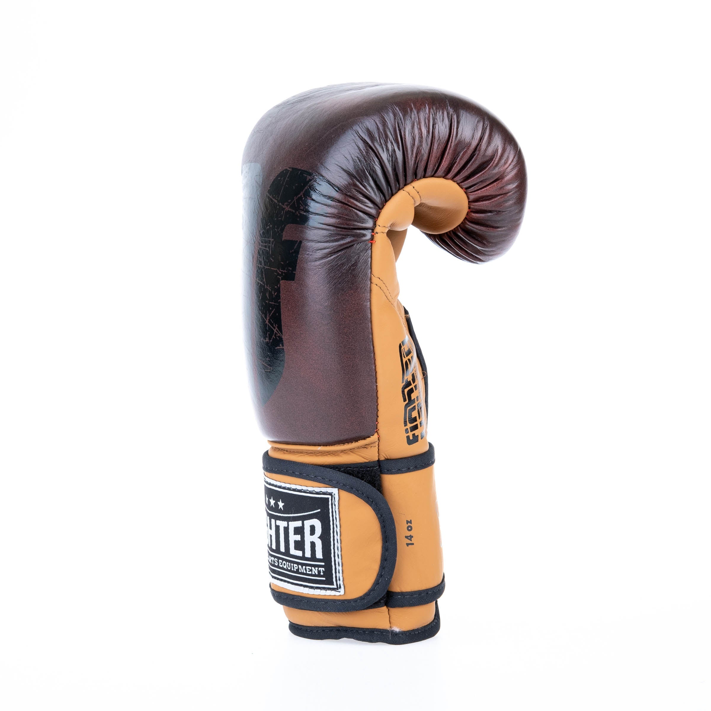 Gants de boxe Fighter Retro - marron - Fighter Sport
