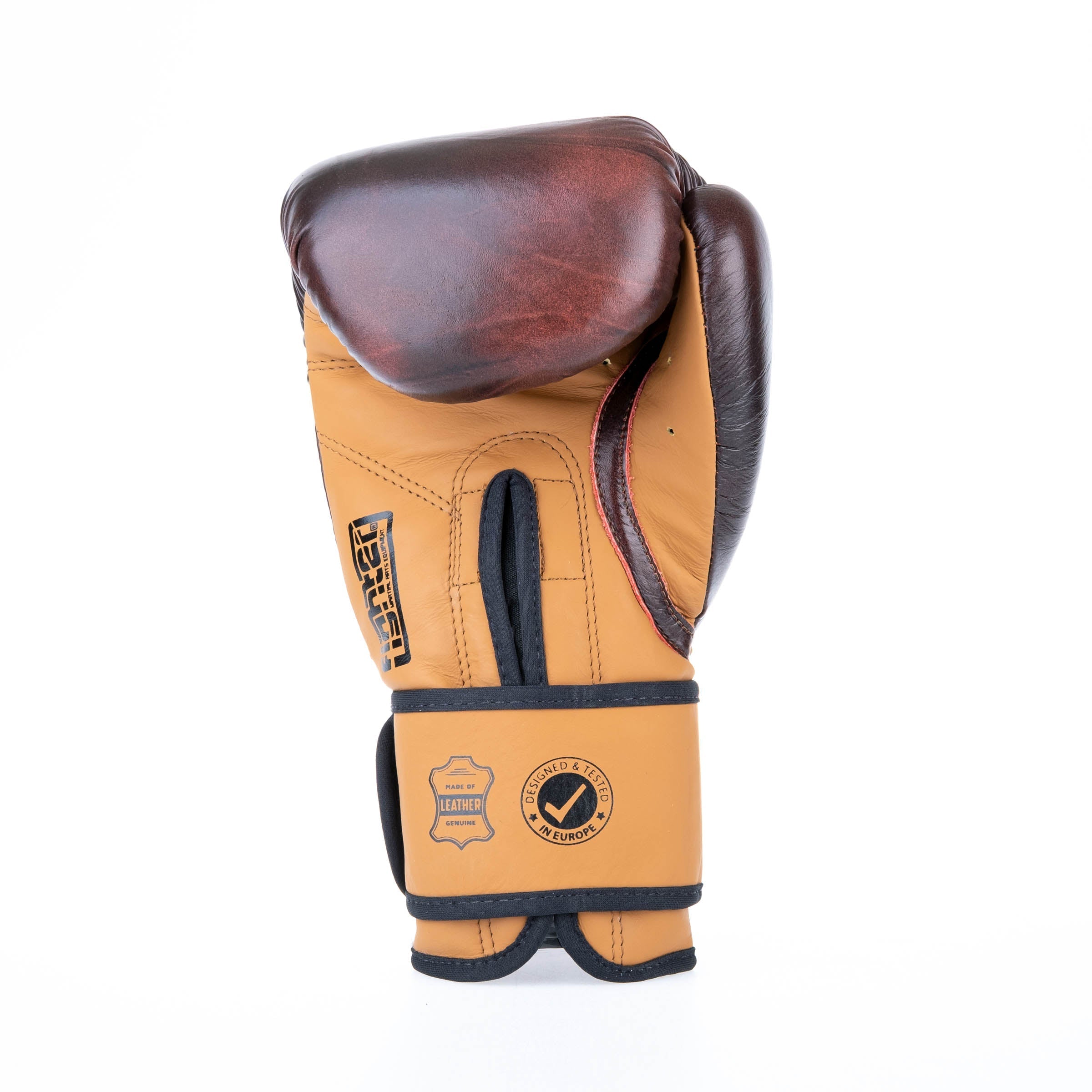 Gants de boxe Fighter Retro - marron - Fighter Sport