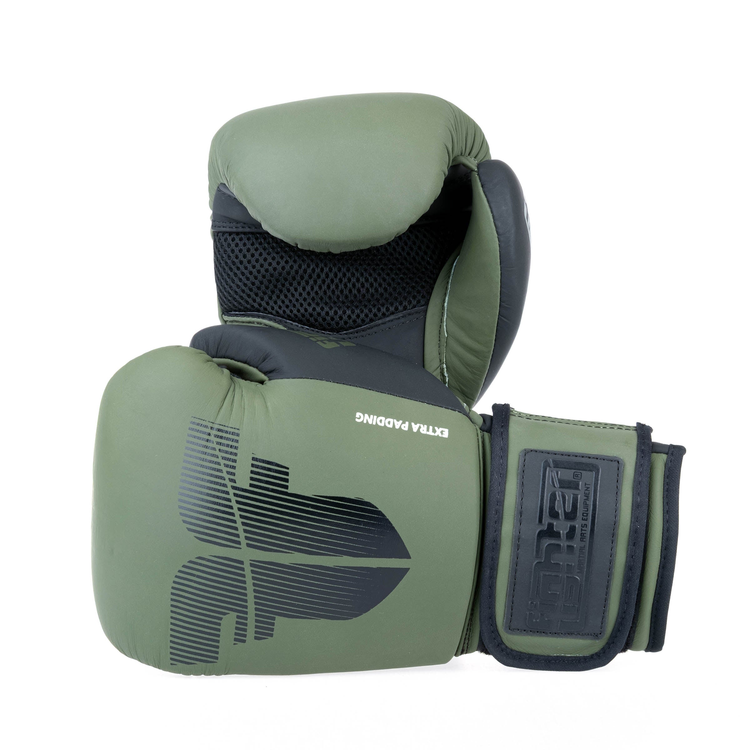 Gants de boxe Fighter Secure Fit - kaki/noir - Fighter Sport