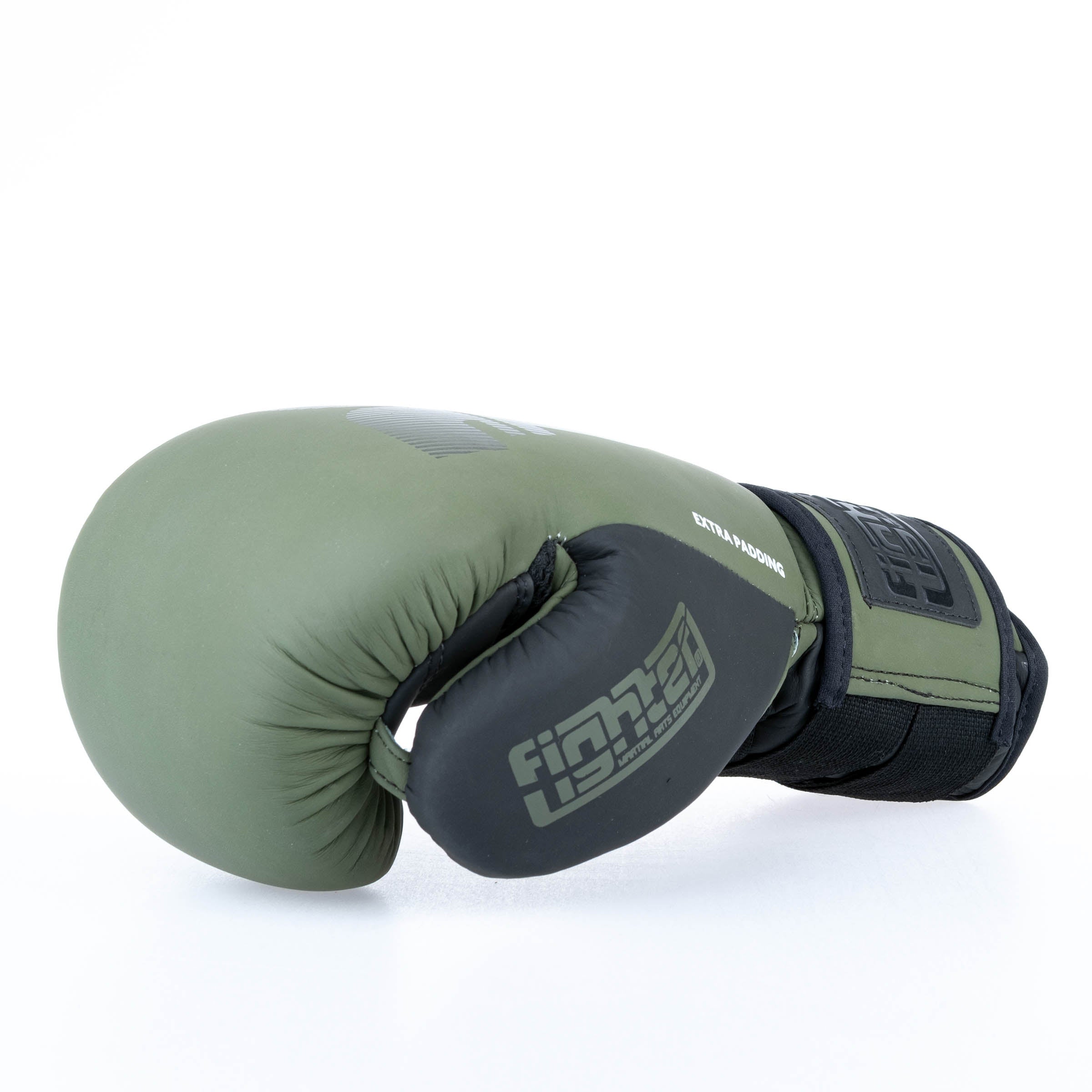 Gants de boxe Fighter Secure Fit - kaki/noir - Fighter Sport