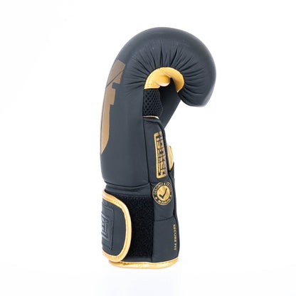 Gants de boxe Fighter Secure Fit - noir/or - Fighter Sport