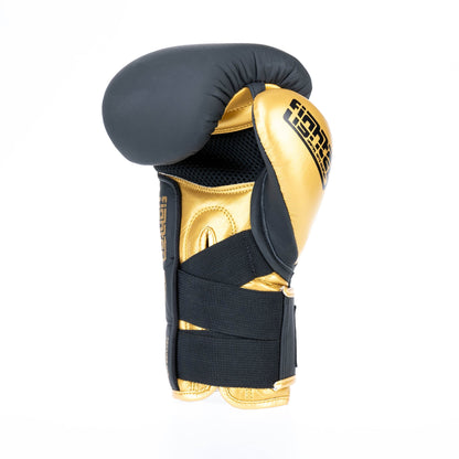 Gants de boxe Fighter Secure Fit - noir/or - Fighter Sport