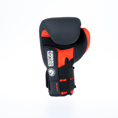 Gants de boxe Fighter Secure Fit - noir/rouge - Fighter Sport
