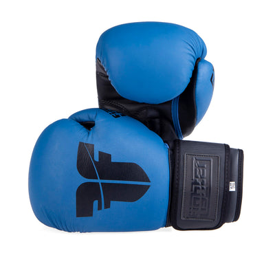 Gants de boxe Fighter SIAM bleu - FBG-003BL - Fighter Sport