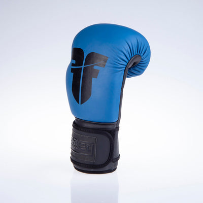 Gants de boxe Fighter SIAM bleu - FBG-003BL - Fighter Sport