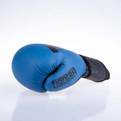 Gants de boxe Fighter SIAM bleu - FBG-003BL - Fighter Sport