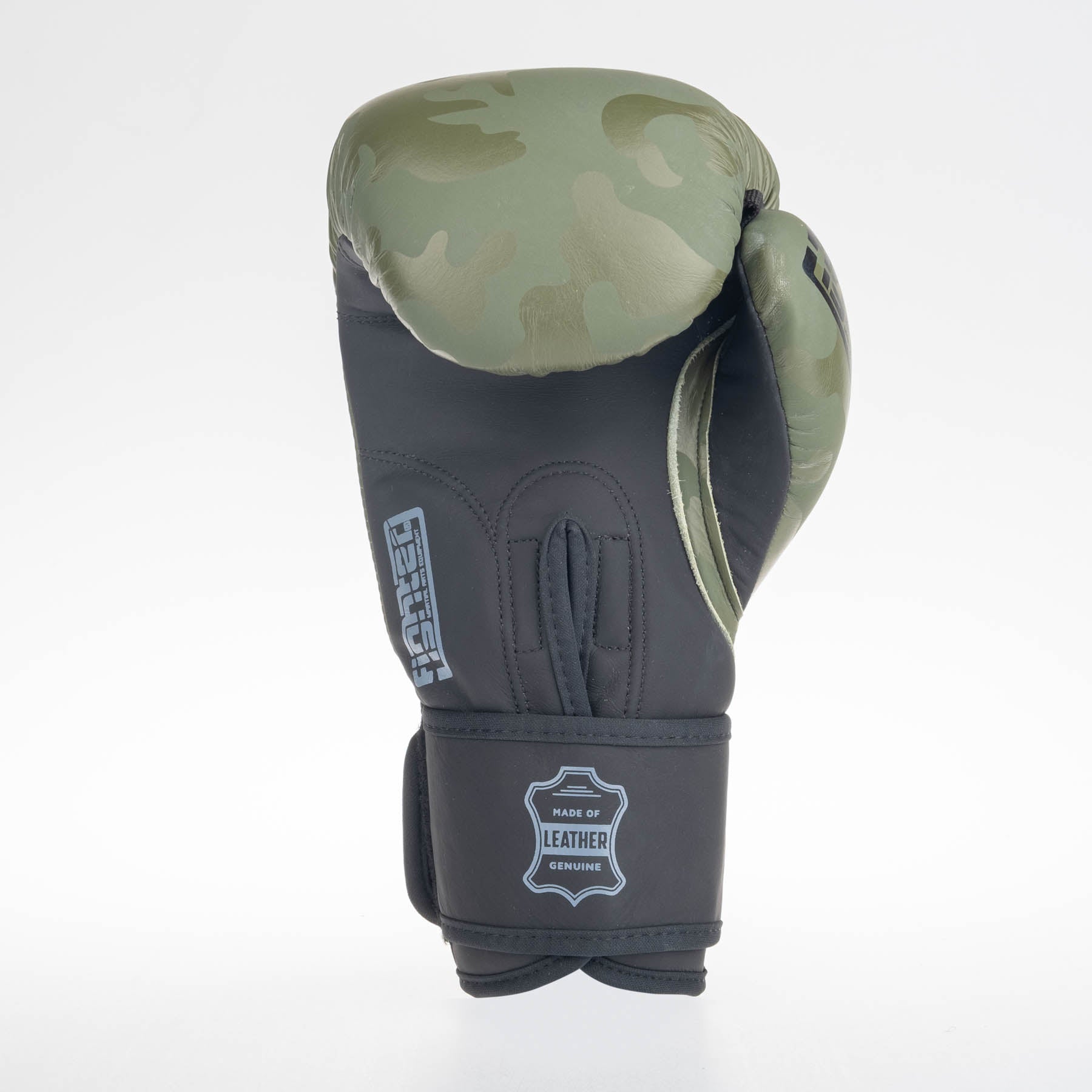 Gants de boxe Fighter SIAM camouflage kaki - FBG-003CKH - Fighter Sport