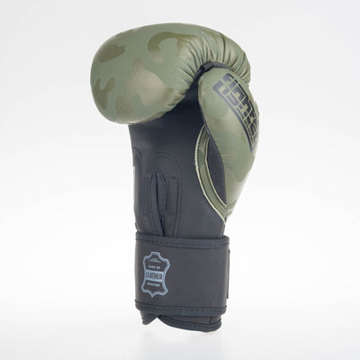 Gants de boxe Fighter SIAM camouflage kaki - FBG-003CKH - Fighter Sport