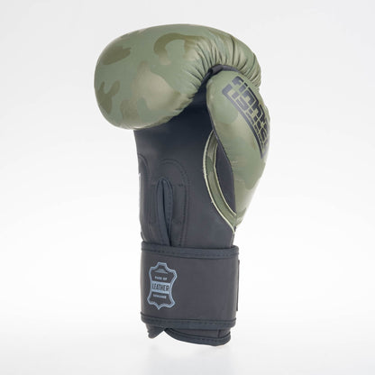 Gants de boxe Fighter SIAM camouflage kaki - FBG-003CKH - Fighter Sport