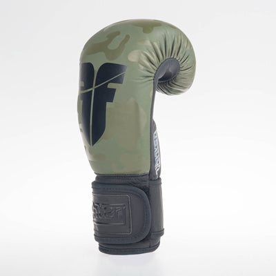 Gants de boxe Fighter SIAM camouflage kaki - FBG-003CKH - Fighter Sport