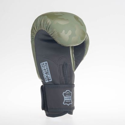 Gants de boxe Fighter SIAM camouflage kaki - FBG-003CKH - Fighter Sport