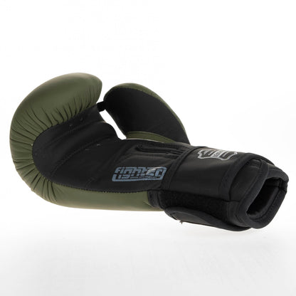 Gants de boxe Fighter SIAM - kaki mat, FBG-003KB - Fighter Sport