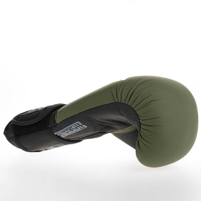 Gants de boxe Fighter SIAM - kaki mat, FBG-003KB - Fighter Sport