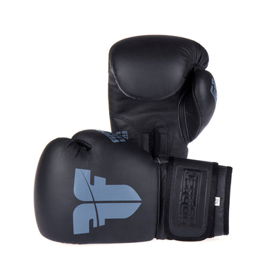 Gants de boxe Fighter SIAM noir - FBG-003B - Fighter Sport