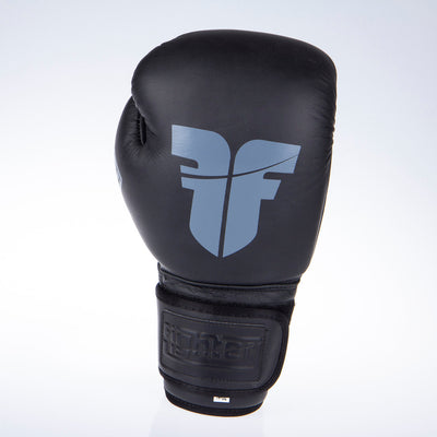 Gants de boxe Fighter SIAM noir - FBG-003B - Fighter Sport