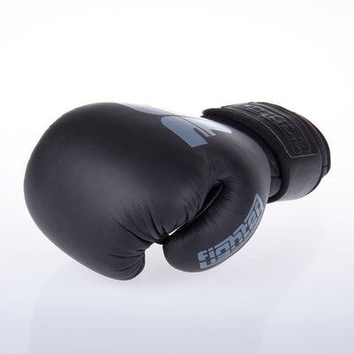 Gants de boxe Fighter SIAM noir - FBG-003B - Fighter Sport