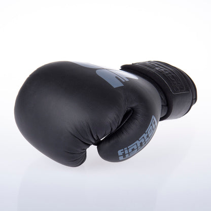 Gants de boxe Fighter SIAM noir - FBG-003B - Fighter Sport