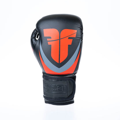 Gants de boxe Fighter SPIKES noir/rouge - TH1612PUSBR - Fighter Sport