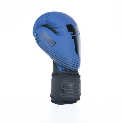 Gants de boxe Fighter SPLIT Stripes - bleu/noir - Fighter Sport