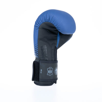 Gants de boxe Fighter SPLIT Stripes - bleu/noir - Fighter Sport