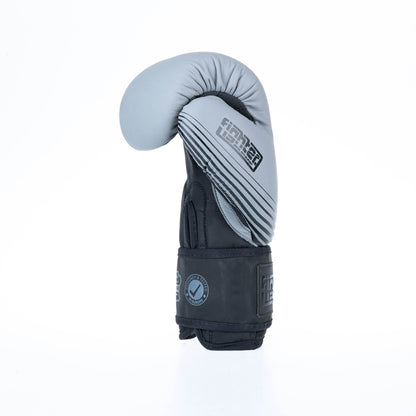 Gants de boxe Fighter SPLIT Stripes - gris/noir - Fighter Sport