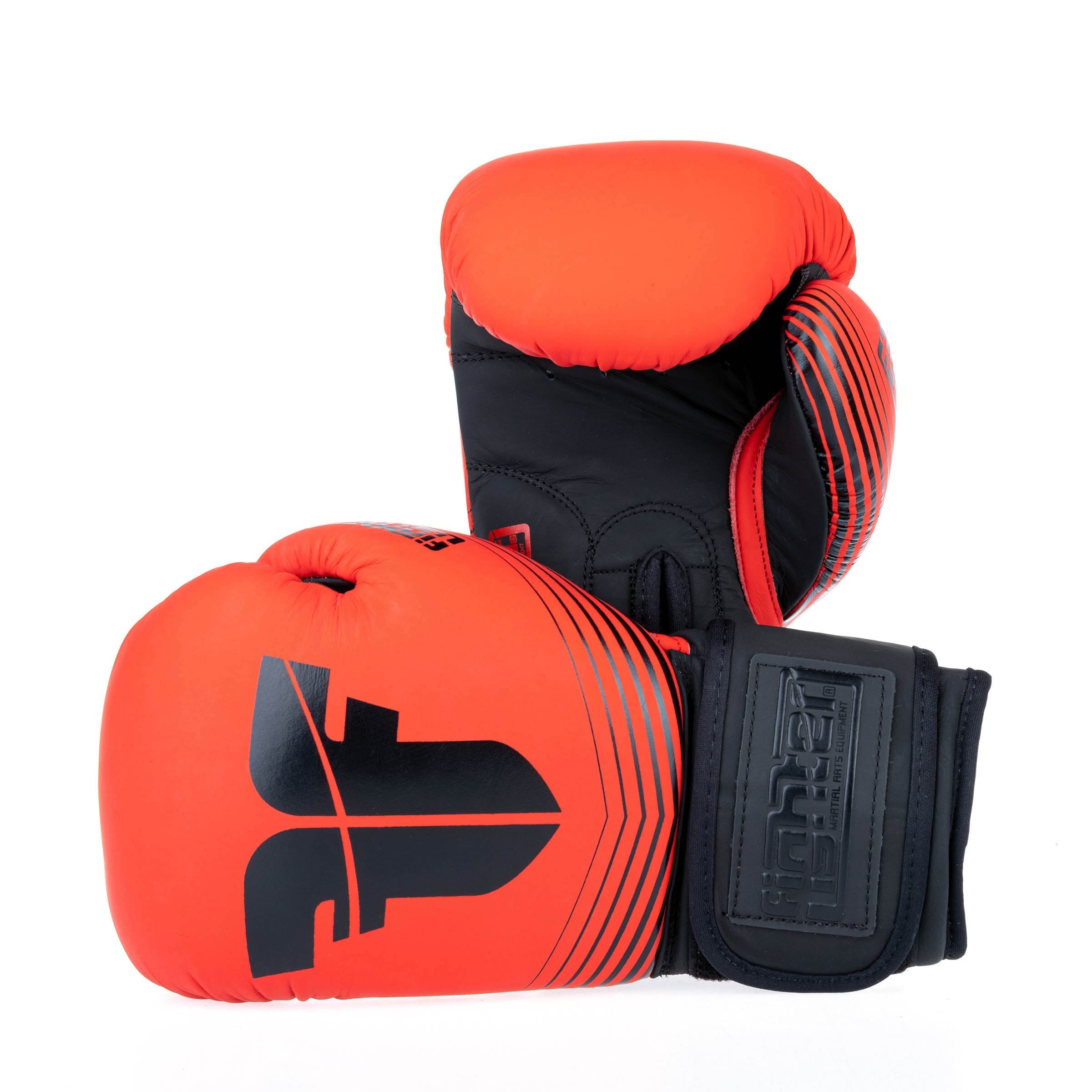 Gants de boxe Fighter SPLIT Stripes - rouge/noir - Fighter Sport