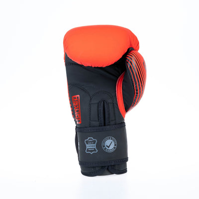 Gants de boxe Fighter SPLIT Stripes - rouge/noir - Fighter Sport