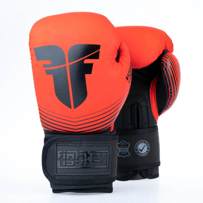 Gants de boxe Fighter SPLIT Stripes - rouge/noir - Fighter Sport