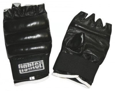 Gants de grappling Fighter noirs - F1414 - Fighter Sport
